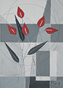 A 50, Anthuria Abstract I, 50 x 70 ohne Rahmen
