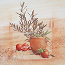 A 29, Pomegranate And Olive Harvest, 50 x 50 ohne Rahmen